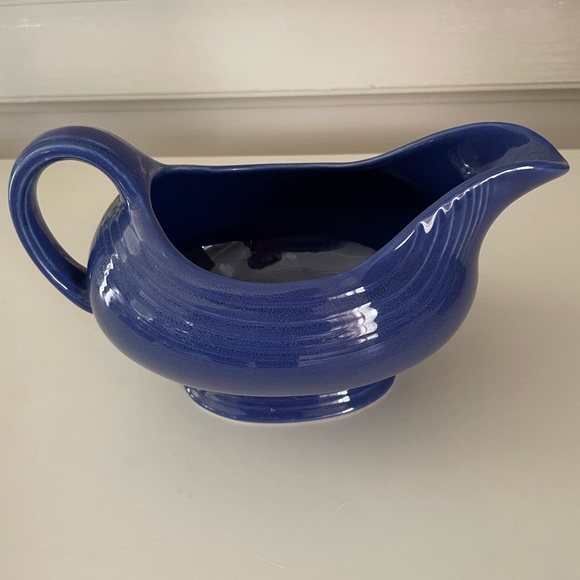 Fiesta Dining Fiesta Vintage Original Blue Gravy Boat Cobalt Poshmark